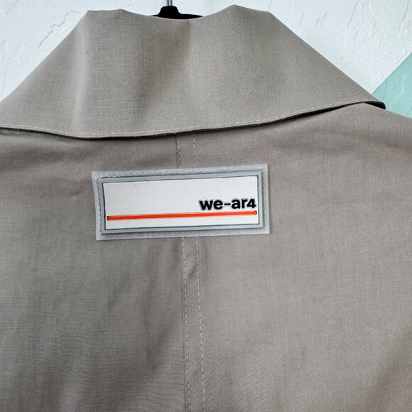 We-AR4 Waterproof Trenchcoat NWT Oversized size XSmall - Picture 3 of 7